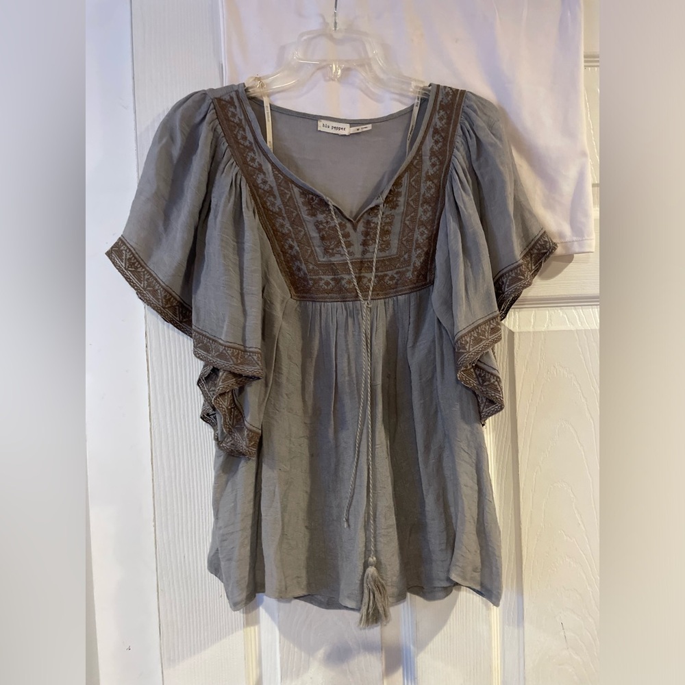 Blu Pepper blouse